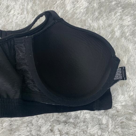 Victoria's Secret Sport Black Gray Knockout Front Close 38D - Picture 3 of 7